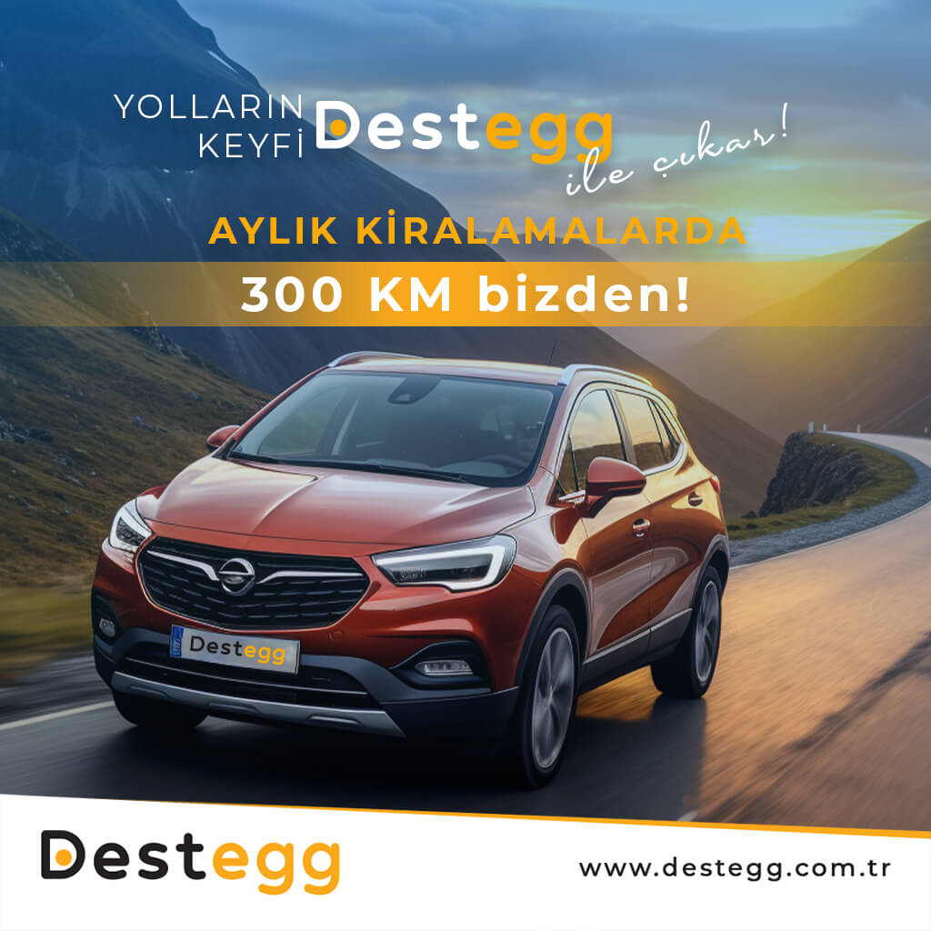 Aylık 300km Bizden!